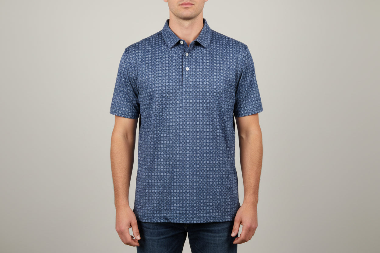 Zeetoo Men’s semi casual polo shirt