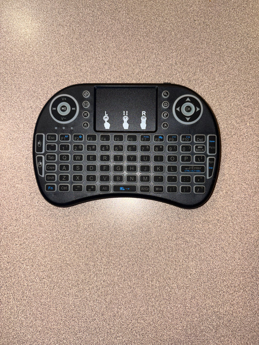 Wireless mini keyboard mouse with touchpad