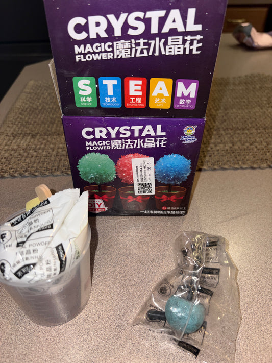 Crystal magic flower