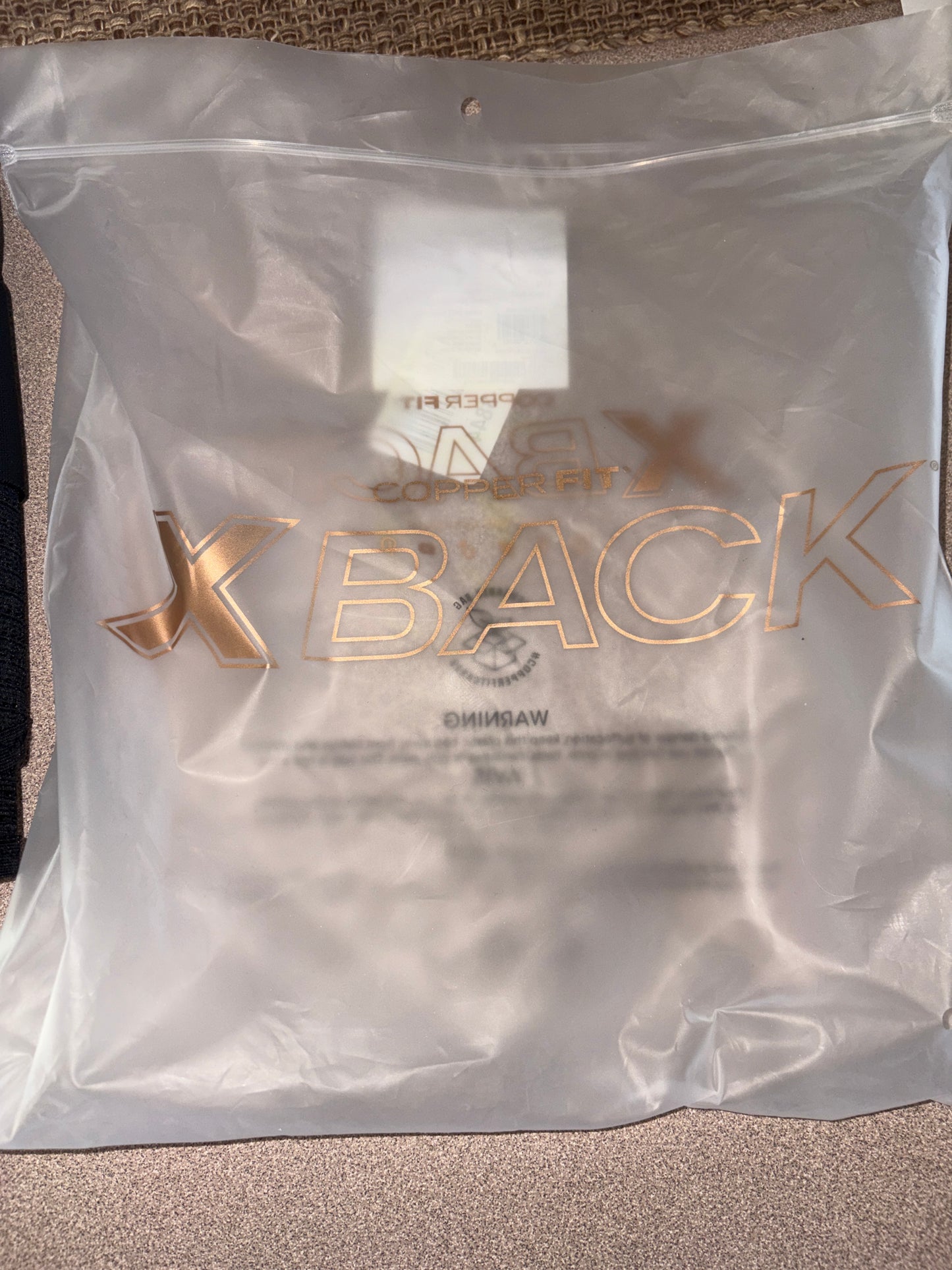 Copper fit back support belt