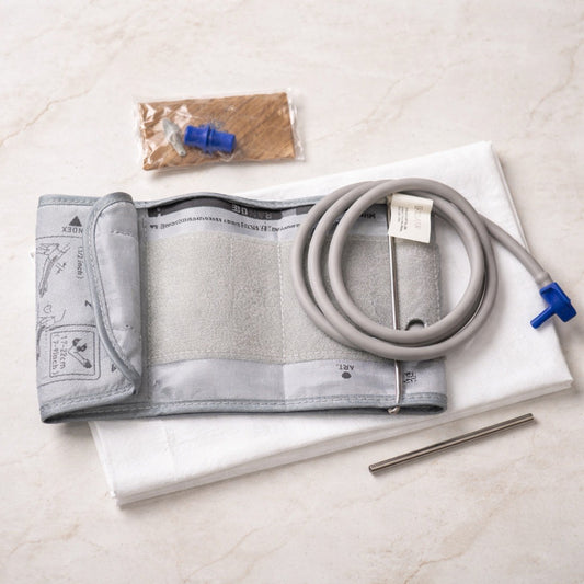 Small manual blood pressure pressure cuff