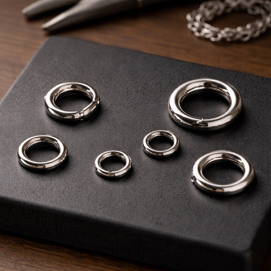 Loop earrings for pierced ears sold as a set