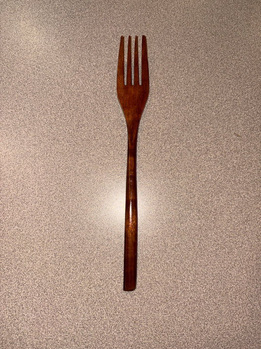 Long wooden forks