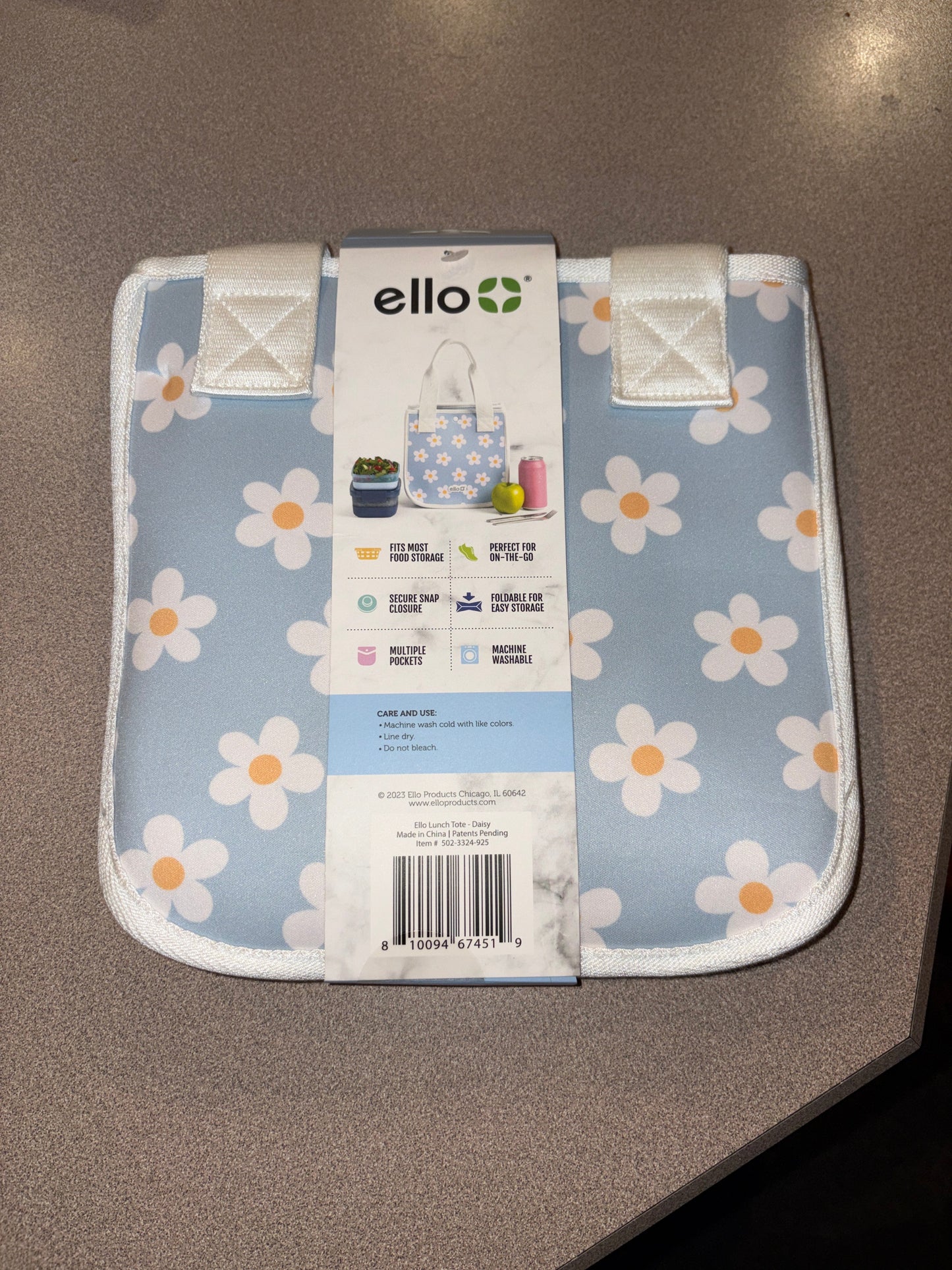 ELLO reusable lunch tote