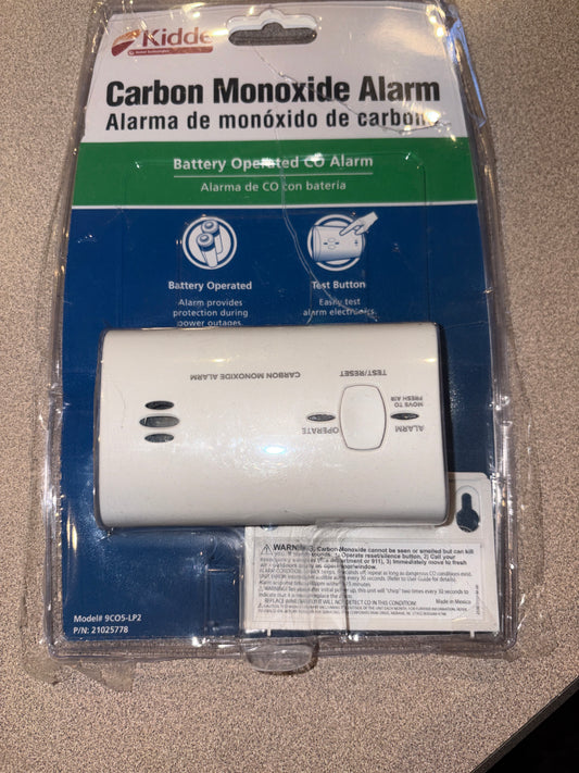 KIDDE carbon monoxide alarm