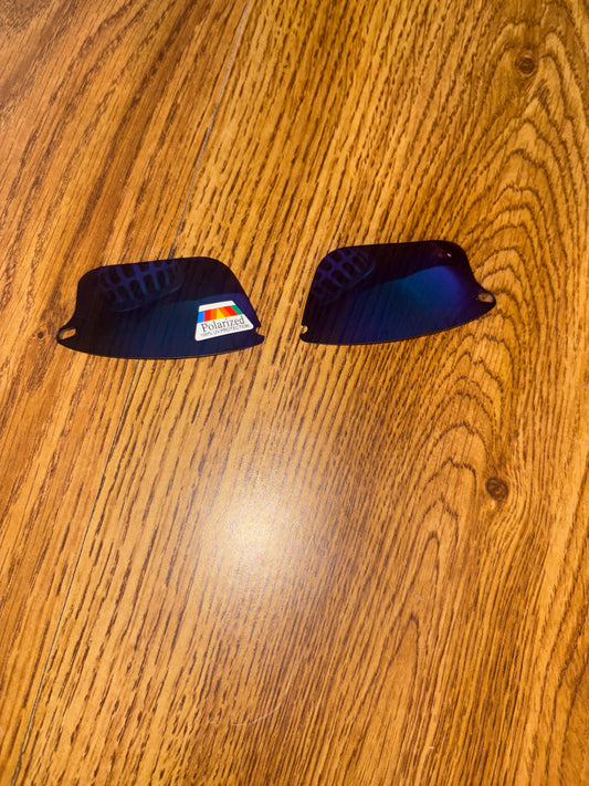 Replacement lenses for Oakley glasses, fast jacket, XL ice blue